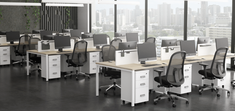 Plataforma de trabalho Mob Clean 25 mm pé  trave