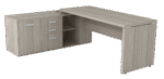Mesa diretoria com  armário  lateral prima 40 mm