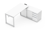 Mesa com  armário  lateral Mob OP1 /2