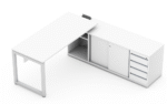 Mesa com  armário lateral Mob OP1