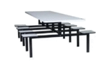 Mesa  de refeitório de 8 lugares