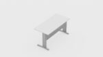 Mesa reta Mob Gold 120 x 60 cm