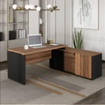 Mesa Diretor Dinâmica Pé Painel C/ Arm. Pedestal 1 Pta Correr, 2 Gav. E 1 Pasta Mob 40